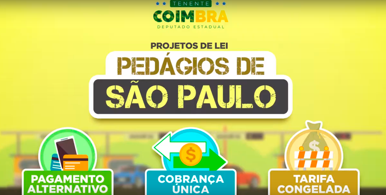 PROJETO DE LEI – PEDÁGIOS DE SÃO PAULO